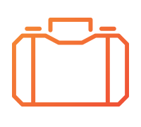 Equipment icon showing a hard tool case
