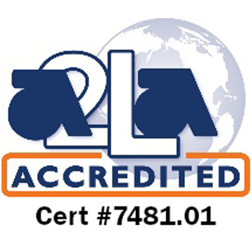 A2LA Accredited Logo